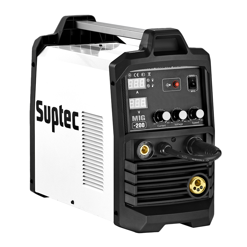 МНОГОПРОЦЕССНАЯ СВАРОЧНАЯ МАШИНА SUPTEC 200AMP INVERTER С ГОДНОЙ ГАРАНТИЕЙ, ДВОЙНОЕ НАПРЯЖЕНИЕ 220V 110V MIG/TIG/ARC STICK 3 IN 1 СВАРОЧНАЯ МАШИНА/СВАРОЧНАЯ МАШИНА