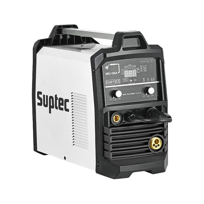 SUPTEC PROFESSIONAL PULSE SYNERGIC MIG МНОГОФУНКЦИОНАЛЬНЫЙ СВАРОЧНЫЙ АППАРАТ, MIG СВАРОЧНЫЙ АППАРАТ MIG-160 ACTUAL 160A, ЦИФРОВОЙ ДИСПЛЕЙ СО СВЕТОДИОДОМ, ПОДХОДИТ ДЛЯ АЛЮМИНИЕВОЙ СВАРКИ, МНОГОФУНКЦИОНАЛЬНЫЙ MIG DOUBLE PULSE MIG/LIFT TIG/ARC